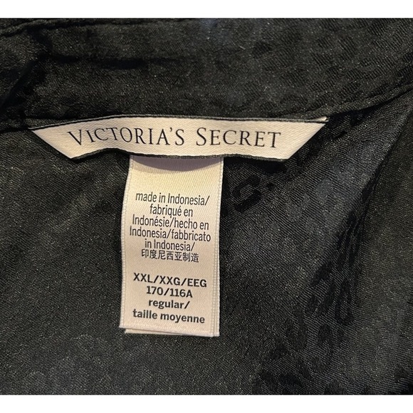 Victoria’s Secret Black Leapord print short pajama set Top 2X Bottoms XL - Picture 7 of 9